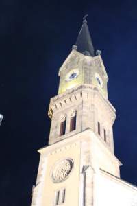 Beleuchtungsübung Stadtkirche Naila